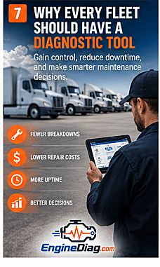 Why Every Fleet Should Have a Diagnostic Tool Before the Truck Goes to the Shop
